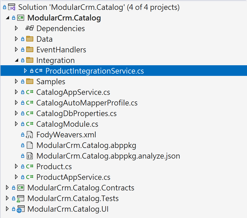 visual-studio-product-integration-service-implementation