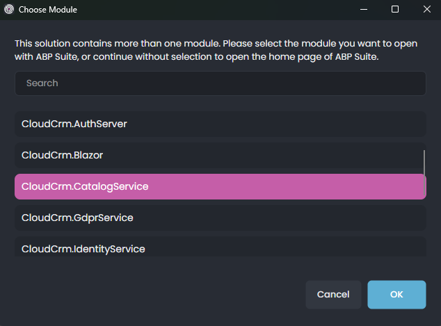 abp-studio-open-abp-suite-select-module