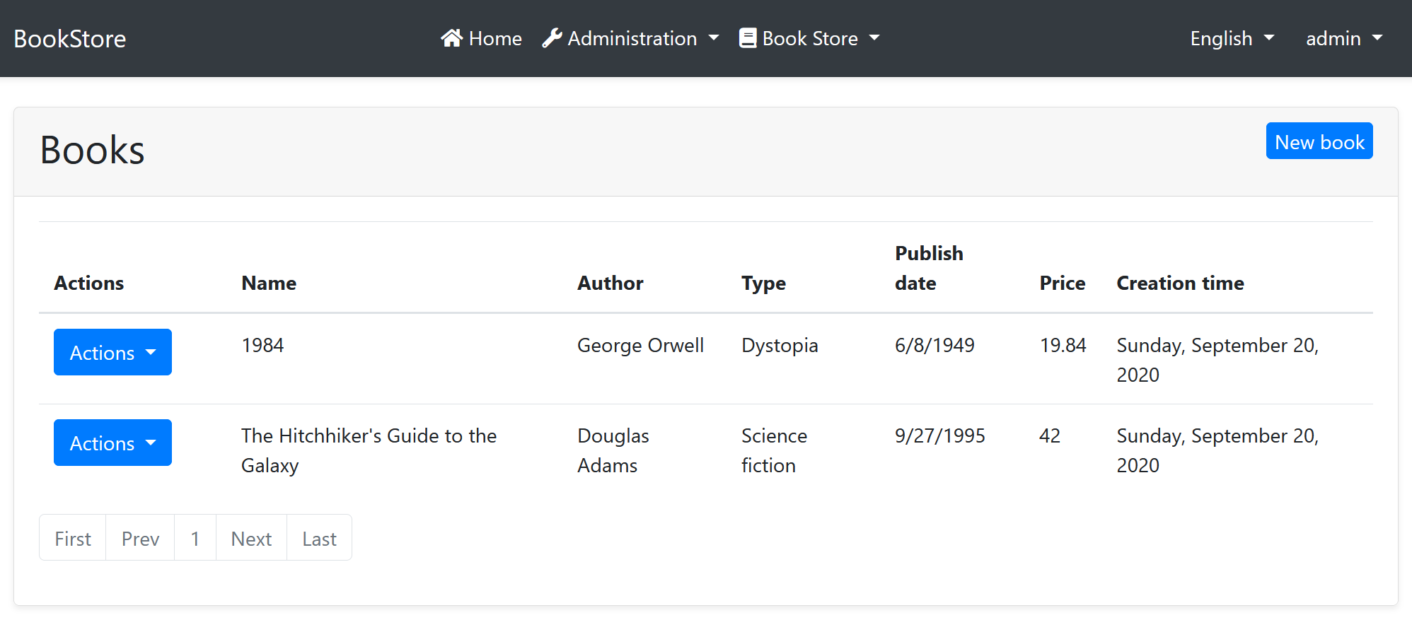 blazor-bookstore-book-list-with-authors