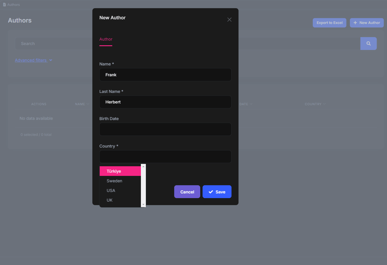 ABP Angular UI Typeahead Lookup