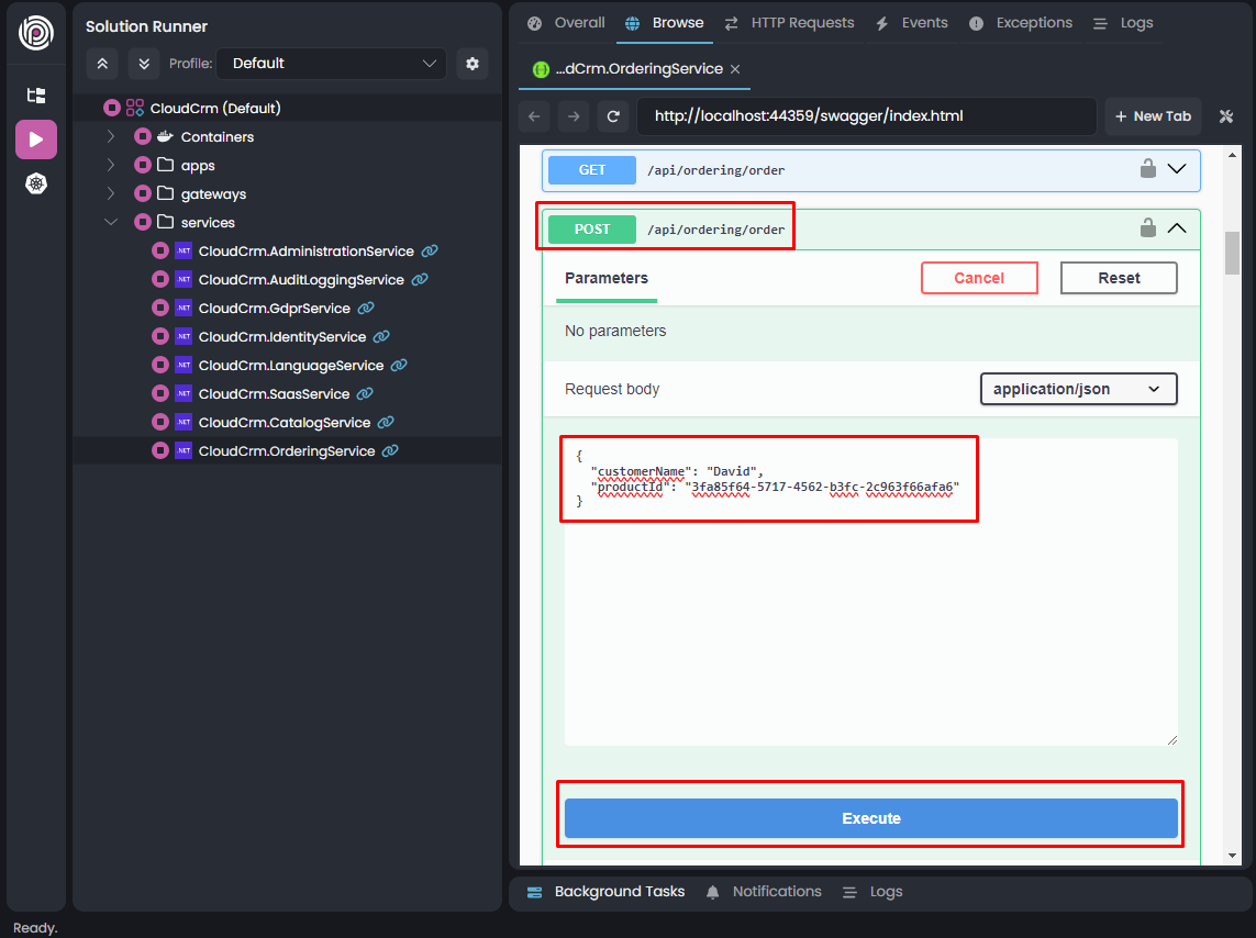 Create Order