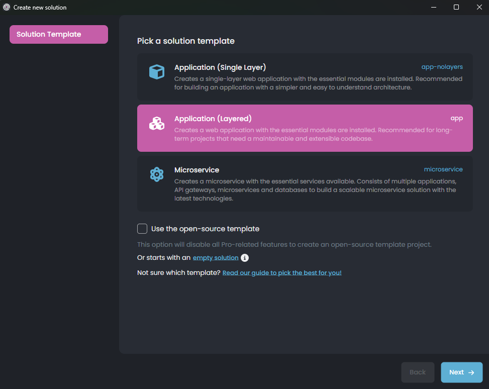 abp-studio-new-solution-dialog