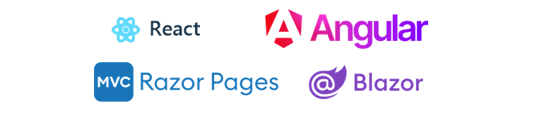 ABP UI options including React